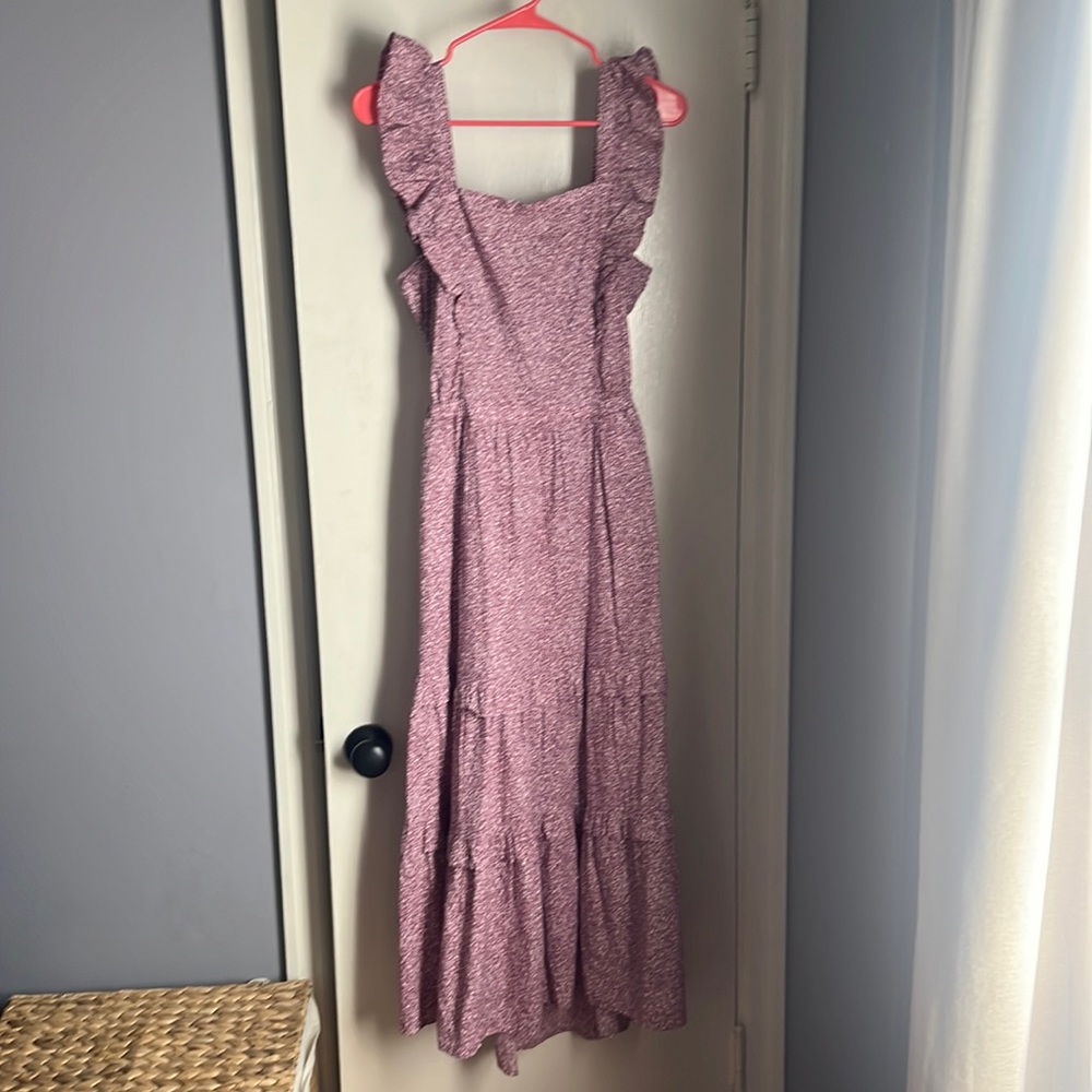 MIDI back cut out dress